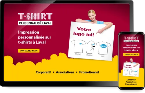 t-shirt personnalisé Laval